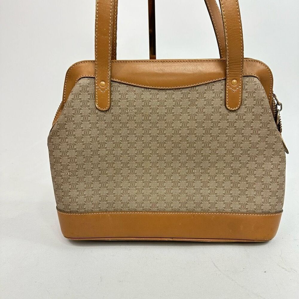 Vintage Celine Monogram Coated Canvas Tote - Picture 4 of 16